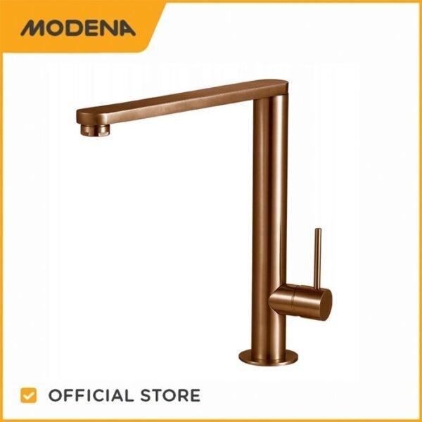 TERMURAH MODENA KT 4665 C KRAN DAPUR KITCHEN TAP ROSE GOLD COLOR - Image 5
