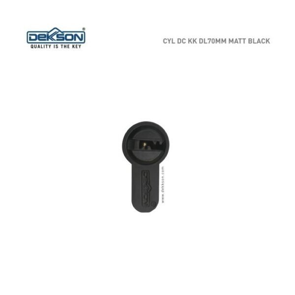 TERMURAH DEKKSON CYL DC KK DL70MM Mat Black Kunci Pintu Silinder Hitam