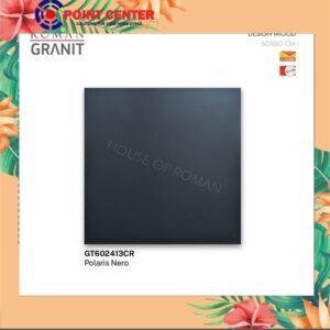 TERMURAH ROMAN GRANIT 60 X 60 GT602413CR POLARIS NERO