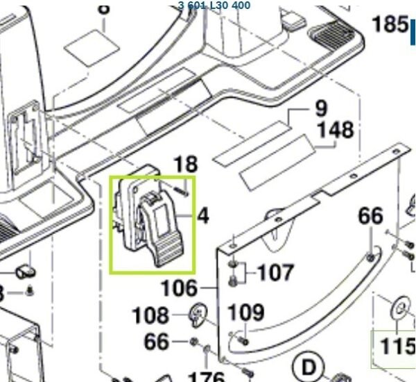 TERMURAH 2610018210 BOSCH SWITCH GTS 10 XC / SPARE PART BOSCH ORIGINAL