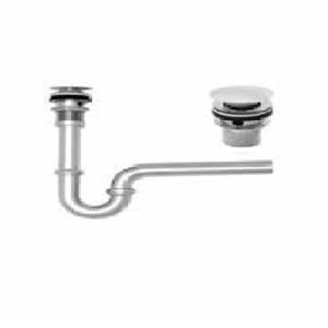 TERMURAH WASSER BTW-004-306 Sifon Wastafel Tekan P-TRAP POP-UP