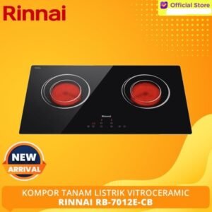 TERMURAH RINNAI RB-7012E-CB BUILT IN HOB KOMPOR TANAM