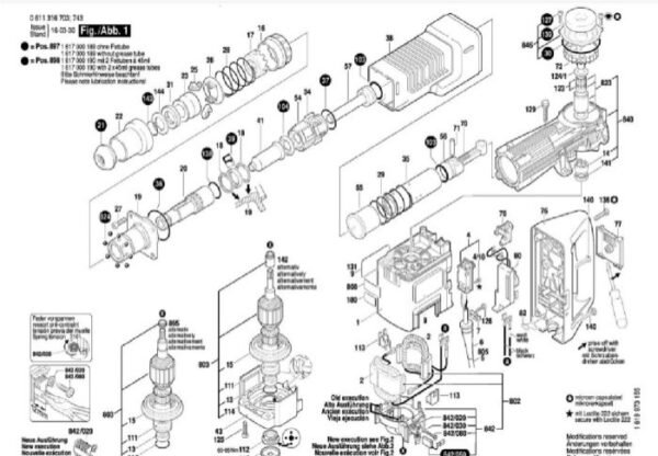 TERMURAH 160422052J BOSCH SWITCH GSH 11 E / SPARE PART - Image 2