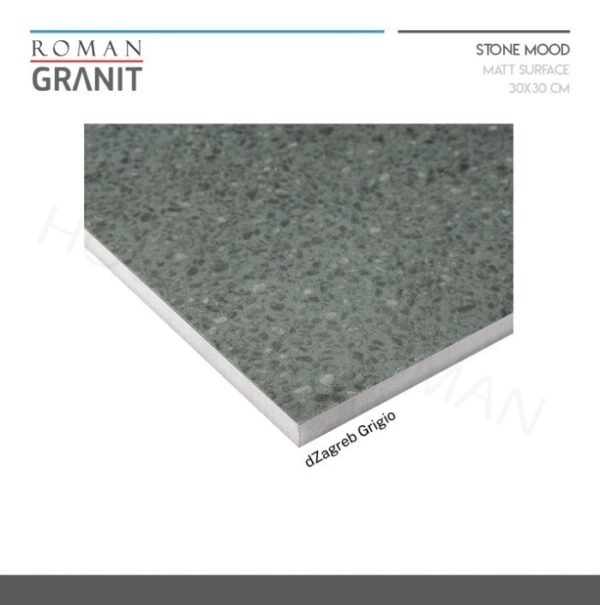 Termurah ROMANGRANIT dZagreb Grigio 30x30 GT332411R ROMAN GRANIT - Image 3