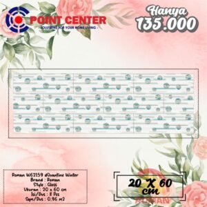 TERMURAH ROMAN KERAMIK 20 X 60 W62159 DQUANTINE WINTER