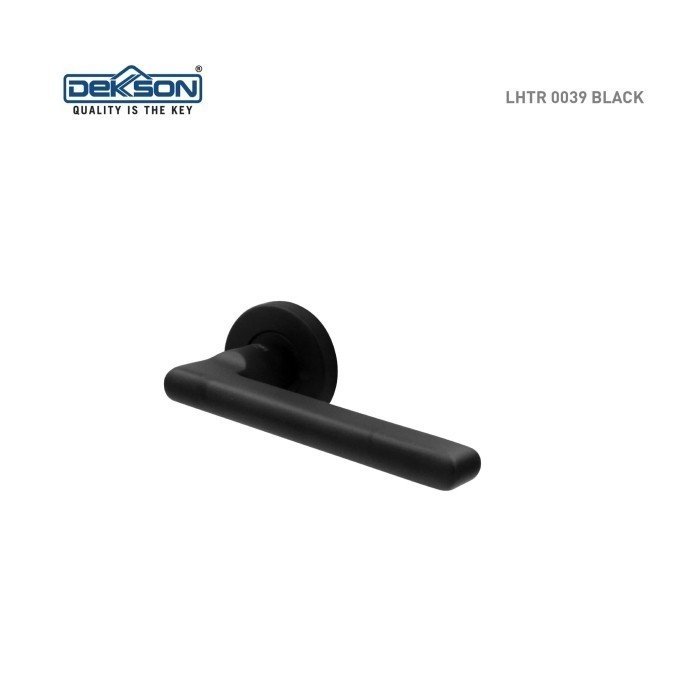 TERMURAH DEKKSON LHTR 0039 MATT BLACK Handle Pintu Gagang Pintu Hitam - Image 2