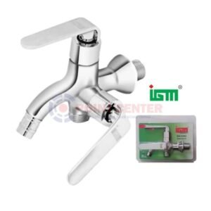 TERMURAH IGM IK 301 KRAN CABANG DOUBLE HANDLE 1/2" STAINLESS STEEL