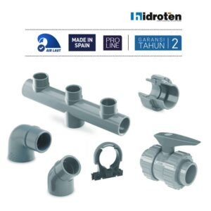 TERMURAH HIDROTEN KATUP U-PVC / KIT HEADDER KOLAM RENANG KOMPLIT