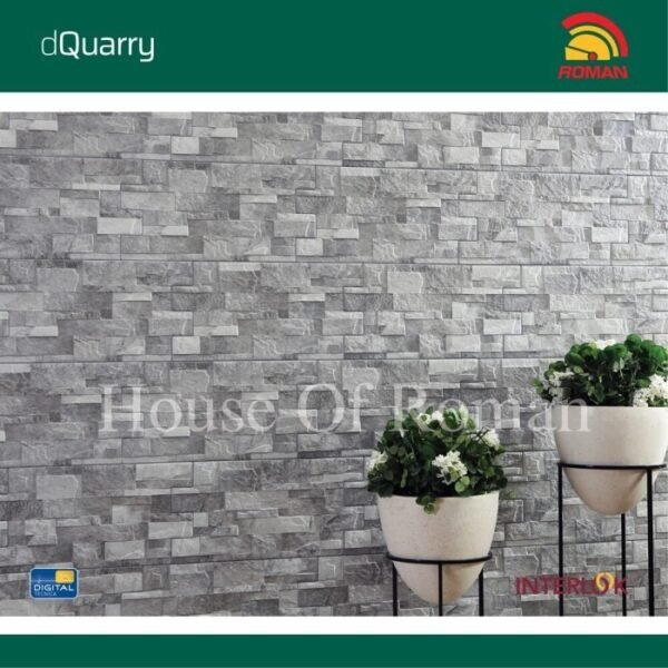 TERMURAH ROMAN INTERLOK 30 X 60 GL638066 DQUARRY GREY GOL A - Image 2