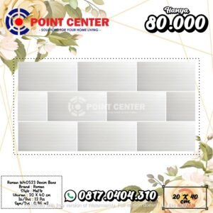 TERMURAH ROMAN KERAMIK 20 X 40 W40523 DENIM BONE