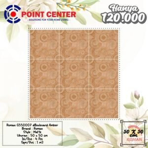 TERMURAH ROMAN KERAMIK 50 X 50 G550007 DBOULEVARD AMBER