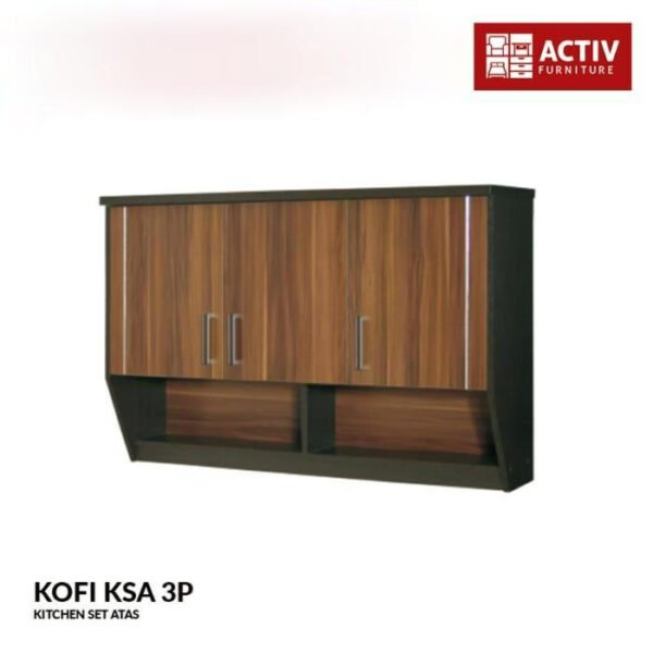 TERMURAH ACTIV FURNITURE KOFI KSA 3P LEMARI DAPUR ATAS 3 PINTU