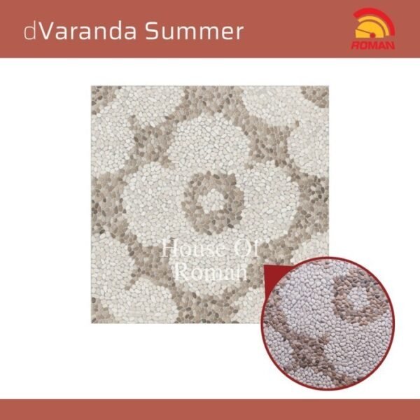 TERMURAH ROMAN KERAMIK 40 X 40 G440874 DVARANDA SUMMER GOL B - Image 5