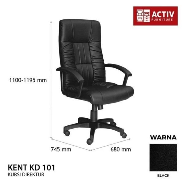 TERMURAH ACTIV FURNITURE KENT KD 101 KURSI DIREKTUR - Image 4