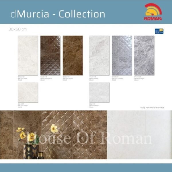 TERMURAH ROMAN KERAMIK 30 X 60R W63812R DMURCIA EMPRESS GOL C - Image 3
