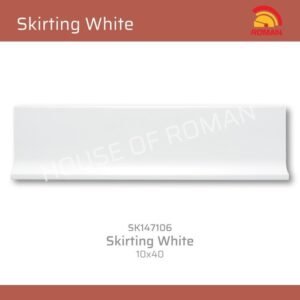 Termurah ROMAN KERAMIK Skirting White 10x40 SK147106