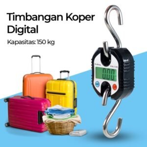 TERMURAH TAFFWARE TIMBANGAN KOPER DIGITAL 150KG WH C100 BLACK