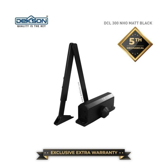 TERMURAH DEKKSON DCL 300 NHO Matt Black Penahan Penutup Pintu - Image 2