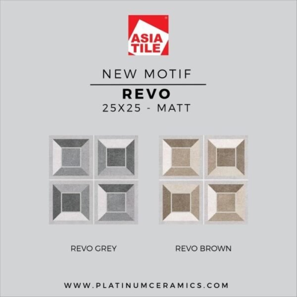 TERMURAH ASIA KERAMIK 25/25 REVO BROWN - Image 2