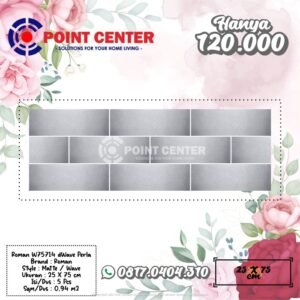 TERMURAH ROMAN KERAMIK 25 X 75 W75714 DWAVE PERLA