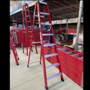 TERMURAH DENKO Tangga Lipat Fiberglass FEL 108 8 Steps 2.4 Mtr MERAH