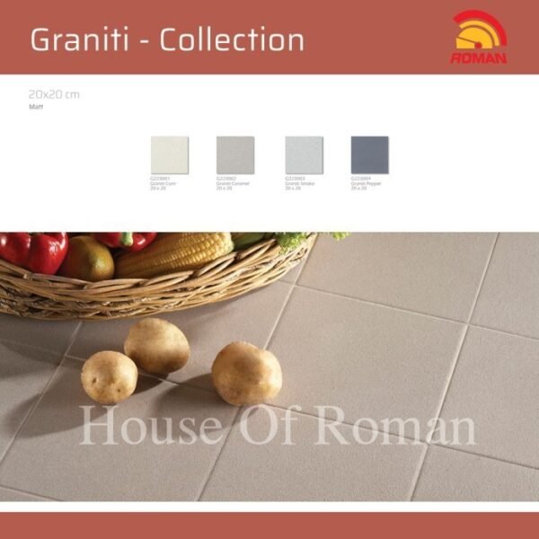 TERMURAH ROMAN KERAMIK 20 X 20 G223002 GRANITI CARAMEL GOL A - Image 2