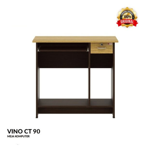 TERMURAH ACTIV FURNITURE VINO CT 90 MEJA KERJA DEKSTOP KOMPUTER