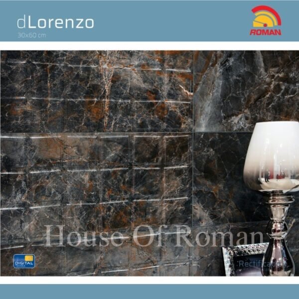TERMURAH ROMAN KERAMIK 30 X 60 W63762R DLORENZO NIGHT GOL. D - Image 2