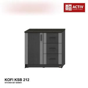 TERMURAH ACTIV FURNITURE KOFI KSB 212 LEMARI DAPUR BAWAH 2 PINTU