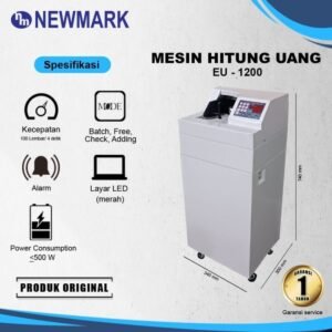 TERMURAH NEWMARK EU 1200 MESIN PENGHITUNG UANG / HITUNG UANG