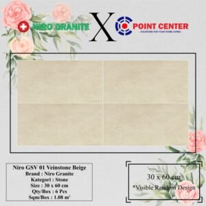 TERMURAH NIRO GRANITE 30 X 60 GSV01 VEINSTONE BEIGE
