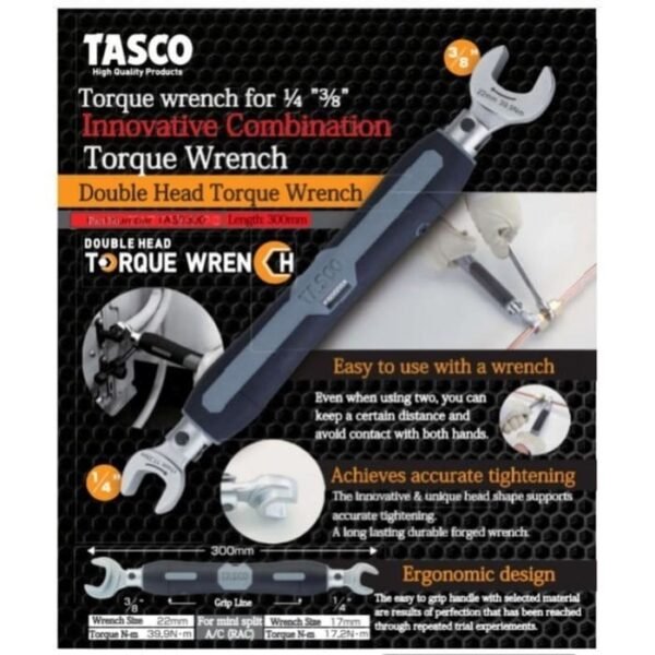 TERMURAH TASCO Torque Wrench TAS0300 / TA771WT-23 kunci torsi combo - Image 3
