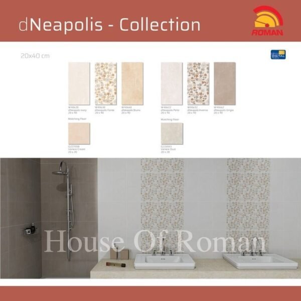 TERMURAH ROMAN KERAMIK 20 X 40 W40662 DNEAPOLIS GRIGIO GOL C - Image 3