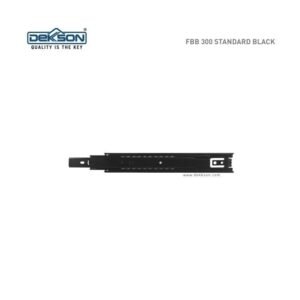 TERMURAH DEKKSON FBB 300mm Standard Black Rel Laci Double Track 30 cm