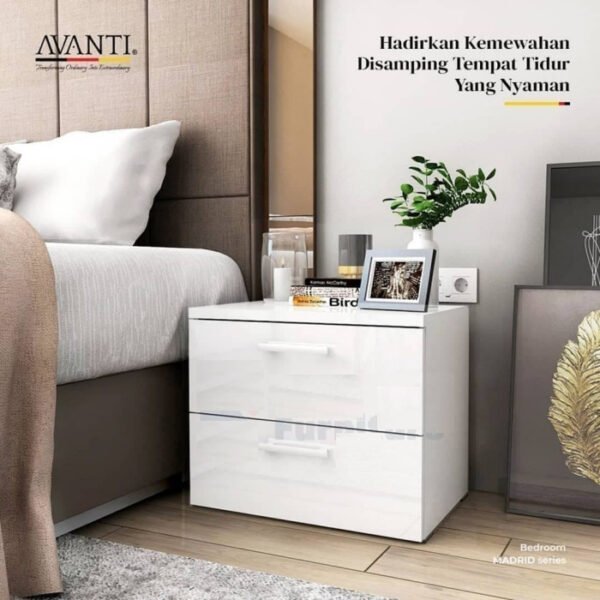 TERMURAH ACTIV FURNITURE AVANTI MADRID NK 60 NAKAS LEMARI SAMPING