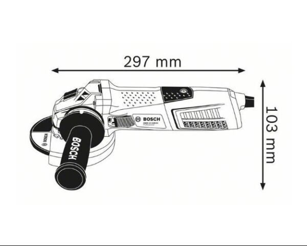 TERMURAH BOSCH ANGLE GRINDER 5" GWS 13-125 CI PROFFESIONAL - Image 3