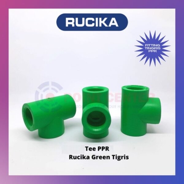 TERMURAH TEE TE T PPR 1-1/4" 1-1/4 INCH 40MM RUCIKA TIGRIS - Image 2