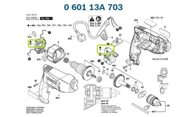 TERMURAH 1619P02319 BOSCH SWITCH GBM 350 RE SPARE PART