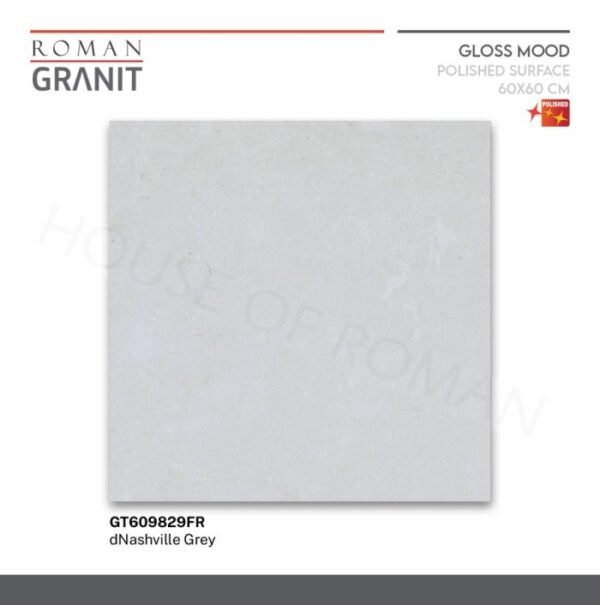 TERMURAH ROMAN GRANIT 60 X 60 GT609830FR dNashville Grey