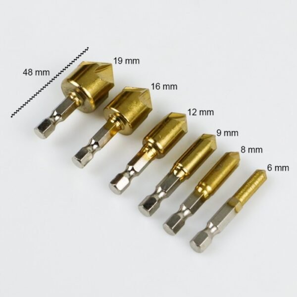 TERMURAH TAFFWARE MATA BOR DRILL BIT HSS 6-19MM 6 PCS - BT3 - - Image 3