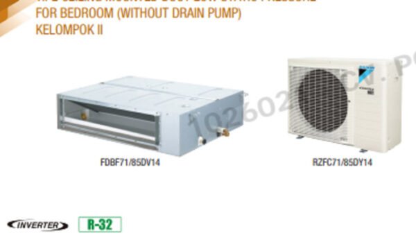 TERMURAH DAIKIN SDBF71DY-R CEILING MOUNTED DUCT LOW STATIC 3PK