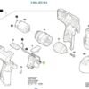 TERMURAH 2609125169 BOSCH SWITCH GSB 120, GSR 120 SPARE PART - Image 2