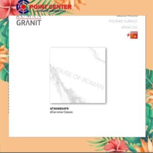TERMURAH ROMAN GRANIT DCERVINIA CLASSIC 60 X 60 GT609854FR (GLOSS)