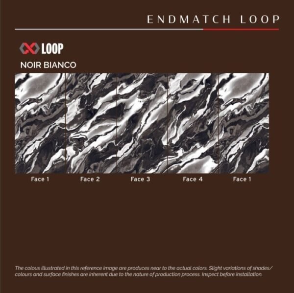 TERMURAH QUADRA GRANIT 320 x 160 BIG SIZE / BIG SLAP NOIR BIANCO - Image 2