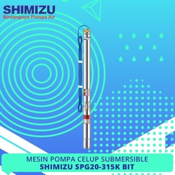 TERMURAH SHIMIZU POMPA CELUP SUBMERSIBLE SATELIT SPG20-315K BIT