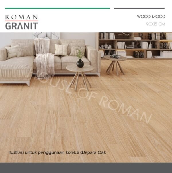 TERMURAH ROMAN GRANIT 120 X 20 GT1222216R DJEPARA OAK - Image 2
