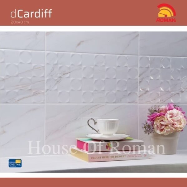 TERMURAH ROMAN KERAMIK 20 X 40 W40363 DCARDIFF CARRARA GOL B - Image 2