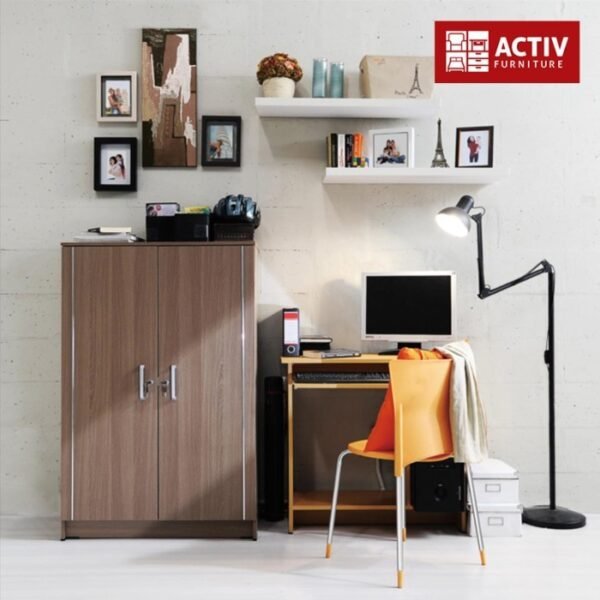 TERMURAH ACTIV FURNITURE PRIMO BL 120 LEMARI RAK KECIL ANAK 2 PINTU - Image 3