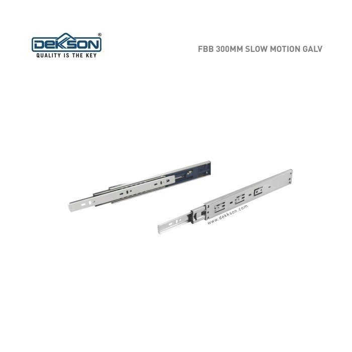 TERMURAH DEKKSON Furniture Ball Bearing FBB 300MM Slowmotion Galv - Image 3