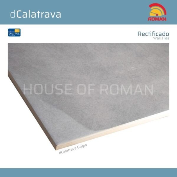TERMURAH ROMAN KERAMIK 30 X 60R W63372R DCALATRAVA GRIGIO GOL. A - Image 3